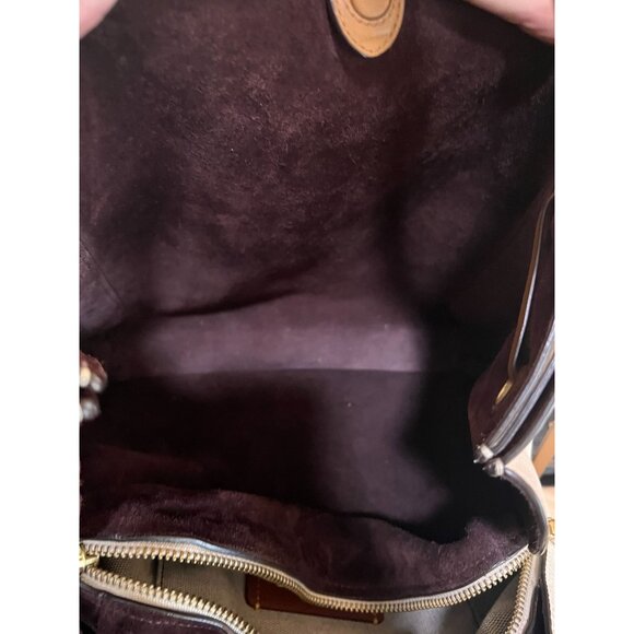 Coach Soft Pebbled White and Tan Harmony Hobo Handbag - Picture 10 of 15